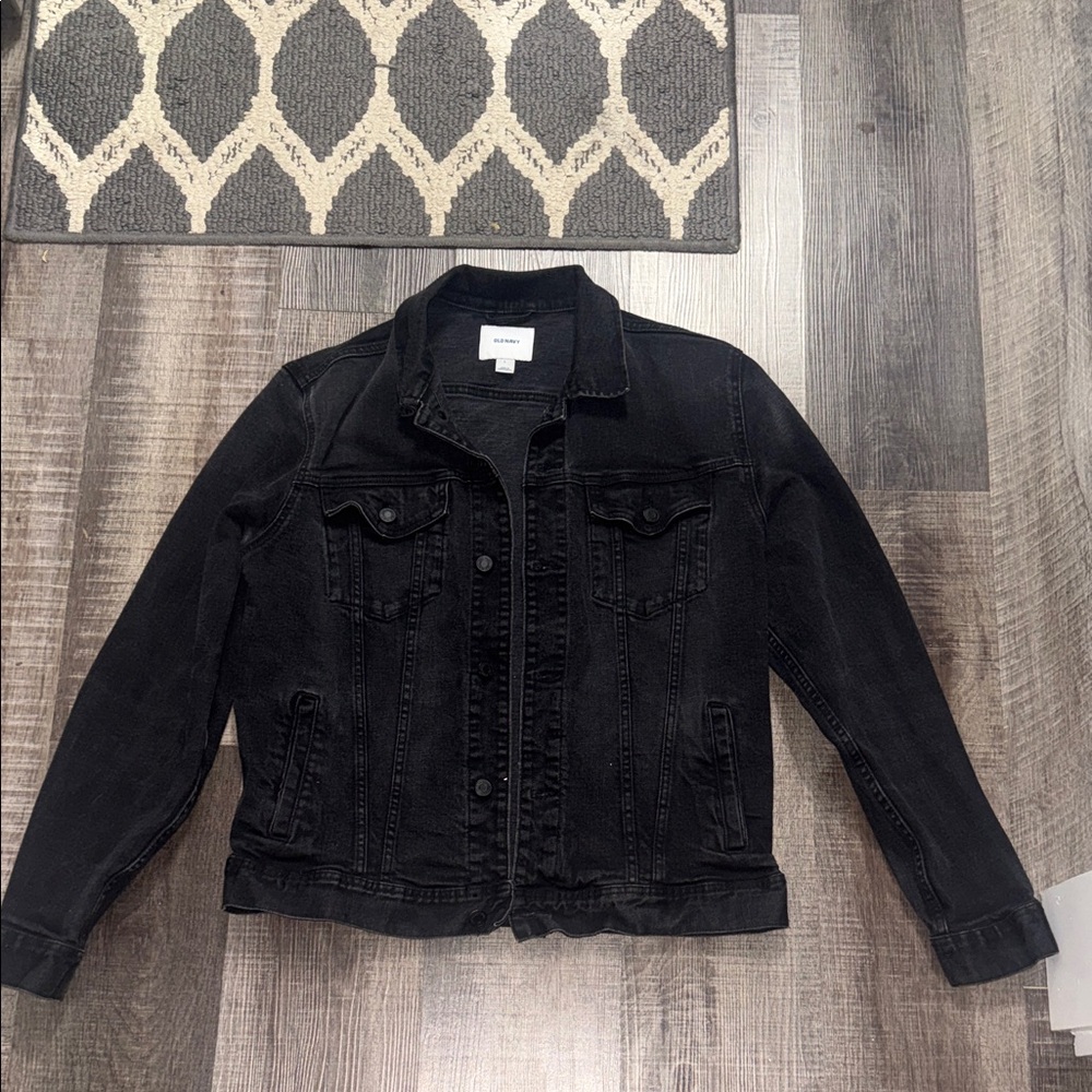 Black Denim Jacket Mens